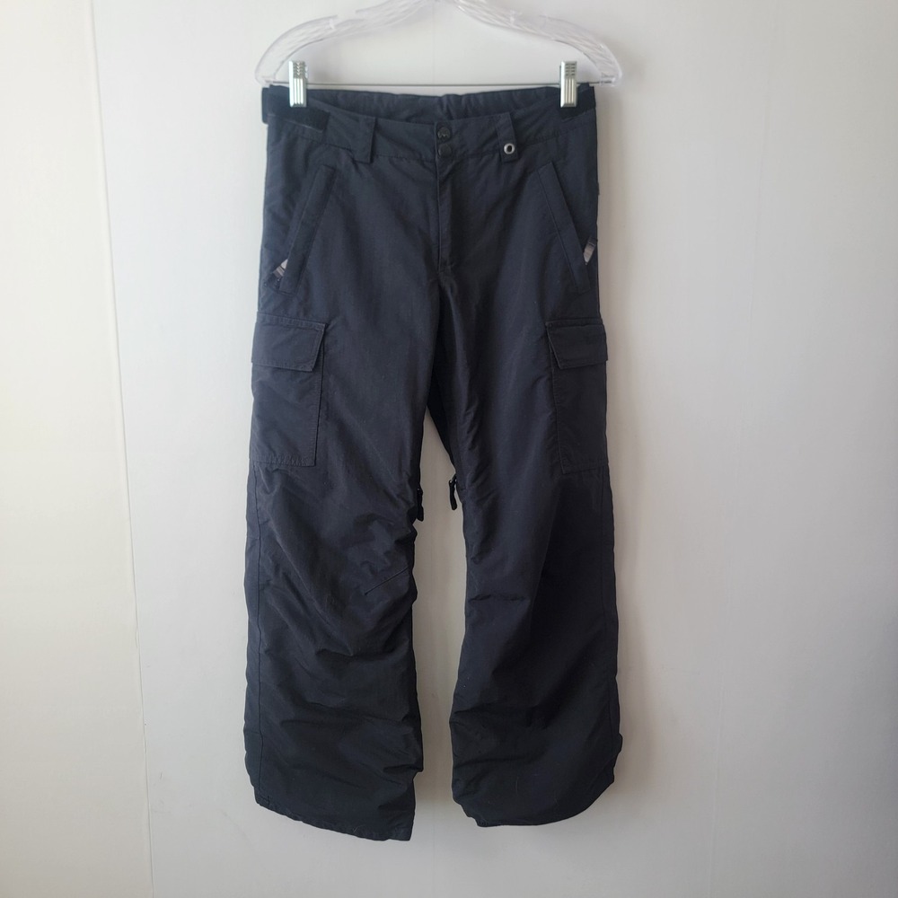 Burton Snow Pants Boys L Black Gore-Tex Waterproof Relaxed Fit Insulated Skiing